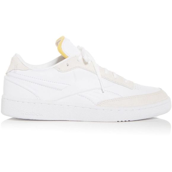 Reebok Mens VB Club C White Leather Casual and Fashion Sneakers Shoes NWT - Picture 2 of 3